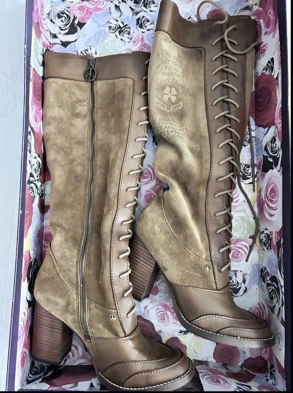 Lucky Brand Knee High Boots Sz 8